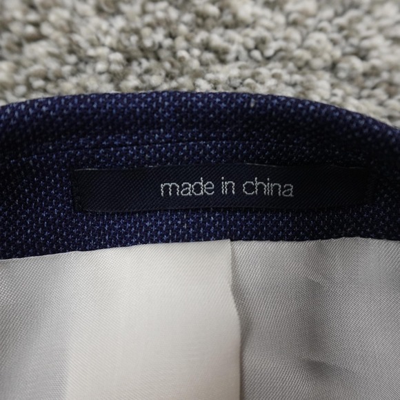 Suitsupply Napoli Blazer Mens 46 Blue Wool Sport Coat Jacket Reda Super 110s - Picture 3 of 16